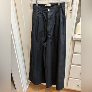 Doen Black Wide-Leg Pants